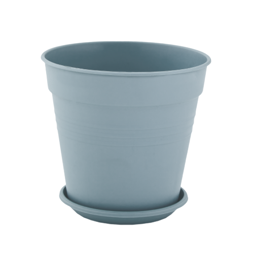 Вазон Глорія з підставкою 11*10,2 см ізо-блакитний Алеана