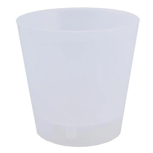 Вазон Деко зі вставкою 13*12,5 см (прозорий)