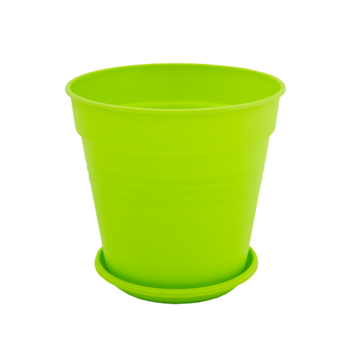 Вазон Глорія з підставкою 11*10,2 см світло-зелений Алеана