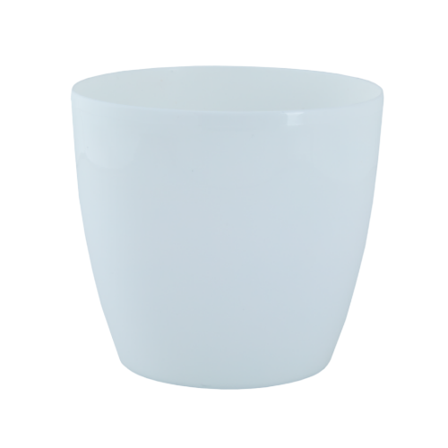 Вазон Матильда 20*18 см круглий білий