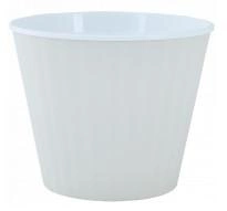 Вазон Ібіс із подвійним дном 17,9*14,7 см біла троянда/білий Алеана