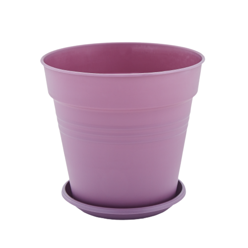 Вазон Глорія з підставкою 11*10,2 см фіолетовий Алеана