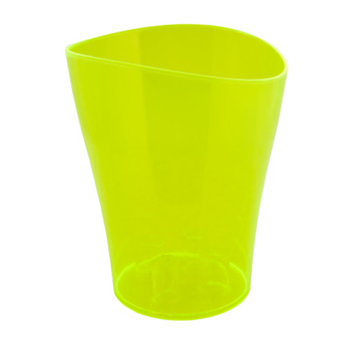 Вазон Ніка для орхідей 13 * 15,5 см ультразелений прозорий Алеана