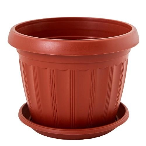 Вазон з підставкою Терра 17*13 см (теракот), Алеана