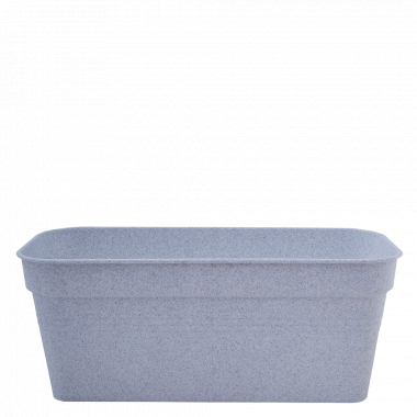 Вазон Алеана ГЛОРІЯ балконний 50*18см, білий флок