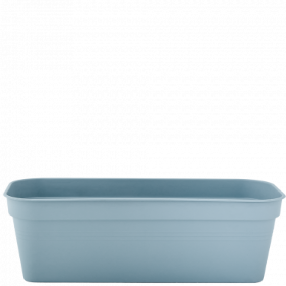 Вазон "Глорія" балконний 60*18 см сизо-блакитний Алеана