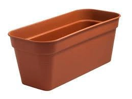 Вазон Глорія балконний 60*18см теракот Алеана