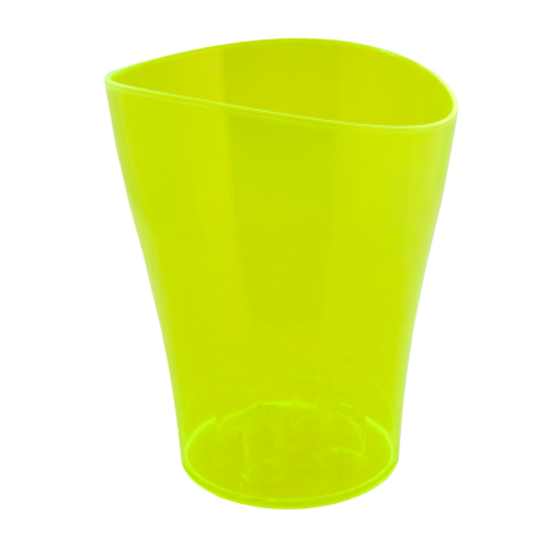 Вазон Ніка для орхідей 16*19 см ультразелений прозорий Алеана