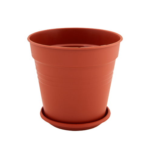 Вазон Глорія з підставкою 11*10,2 см теракот Алена