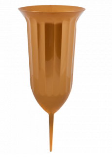 Вазон Флора зі штирем d16 см бронзовий Алеана