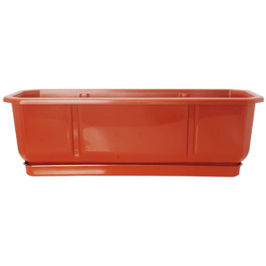 Вазон Дама балконний із підставкою 50*18 см теракот Алена