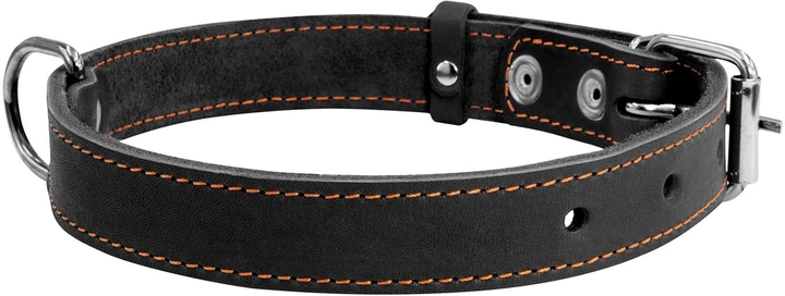 Нашийник Collar одинарний (ширина 25 мм, довжина 38-50 см) Чорний