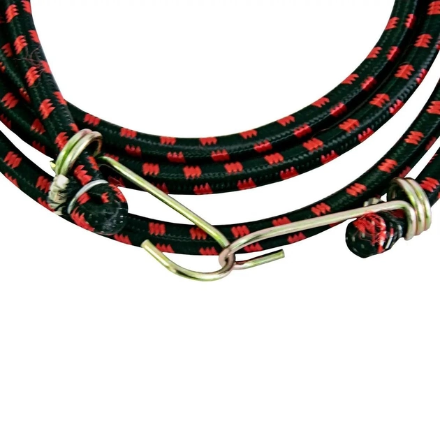 Резинка для багажника велосипеда 2м (d=9мм) з гачками