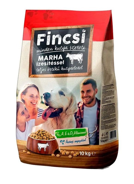 Сухий корм для собак Fincsi Фінчі зі смаком яловичини 10 кг