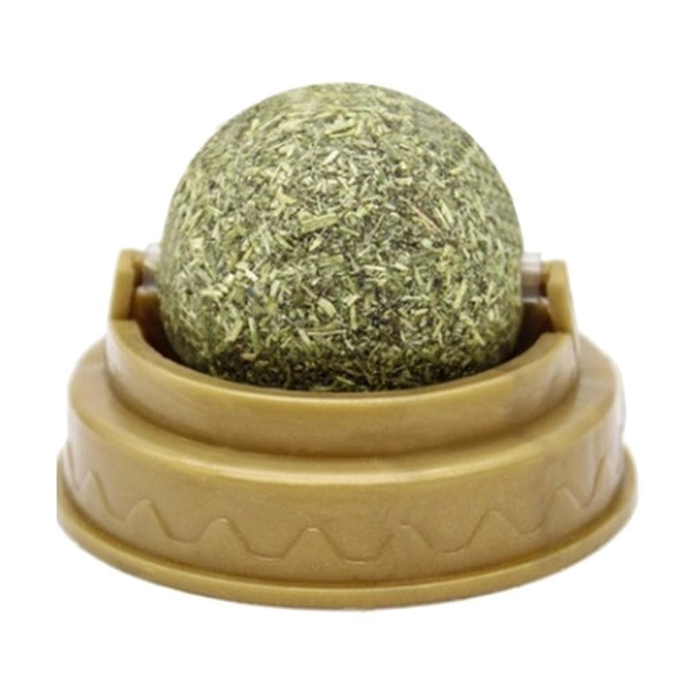 Іграшка для кота кулька-лизун з кошачою м'ятою