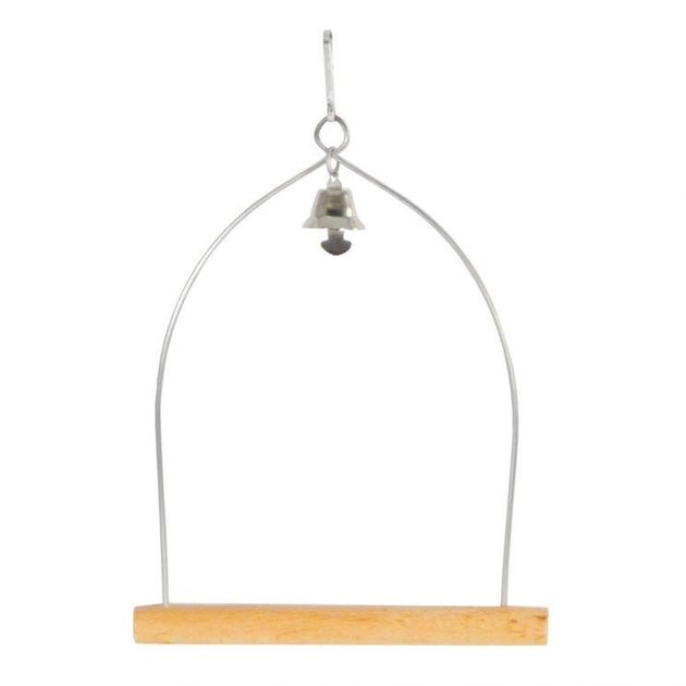 Гойдалка з двіночком 12см дерев"яна Д001/1