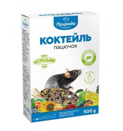 Корм Коктейль Пацючок для щурів 500 г Природа
