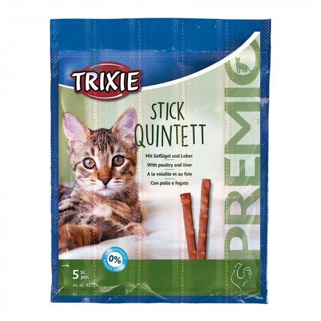 Палички для котів TRIXIE - Quadro-Sticks лосось/форель 5шт/5гр