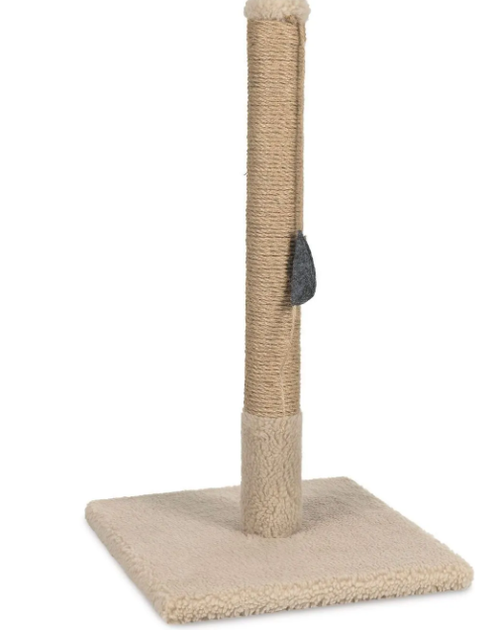 Дряпка "Мімі" джут штучний мех беж (баранець)