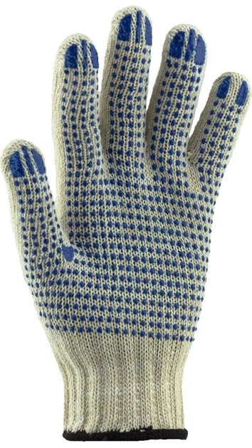 Захисні робочі рукавички з ПВХ покриттям Білі