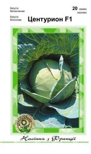 Капуста білокачанна середньопізня «Центуріон» F1 20 насінин, Агропакгруп Clause.