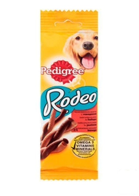Ласощі для собак Pedigree Rodeo з яловичиною 70г