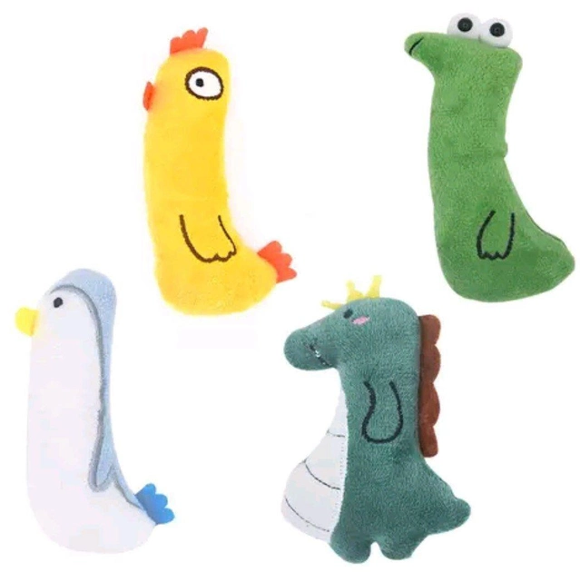 Іграшка для кішок Фігурка з котячою м'ятою 10см кольори в асортименті