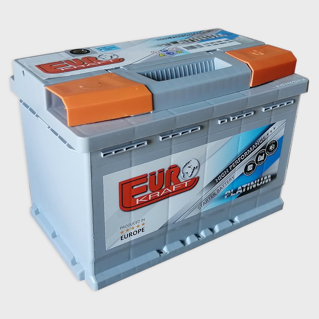 АКБ   78Ah EUROKRAFT PLATINUM (-/+) EN800 278x175x190