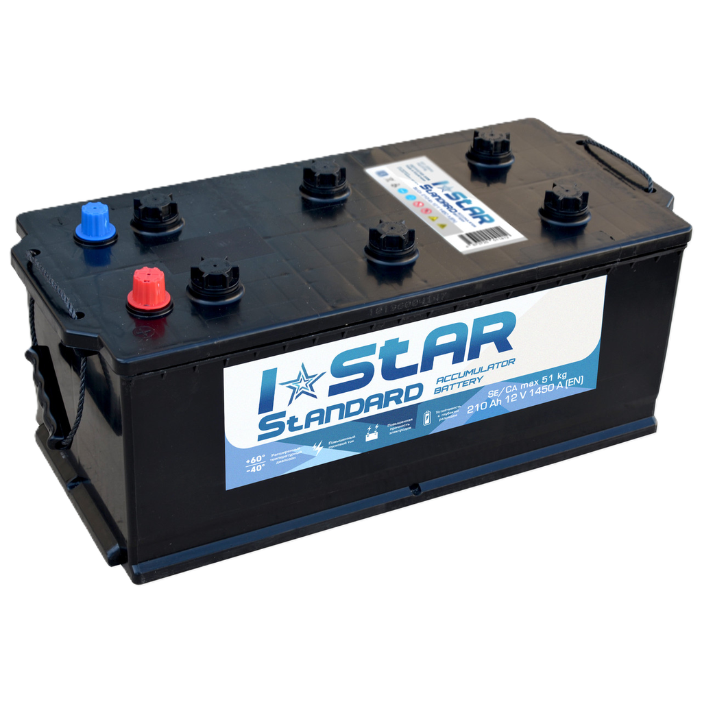 [СТ-00096419] АКБ  210Ah  I STAR Standard  (-/+)  EN1450  (50кг) 524x239x223