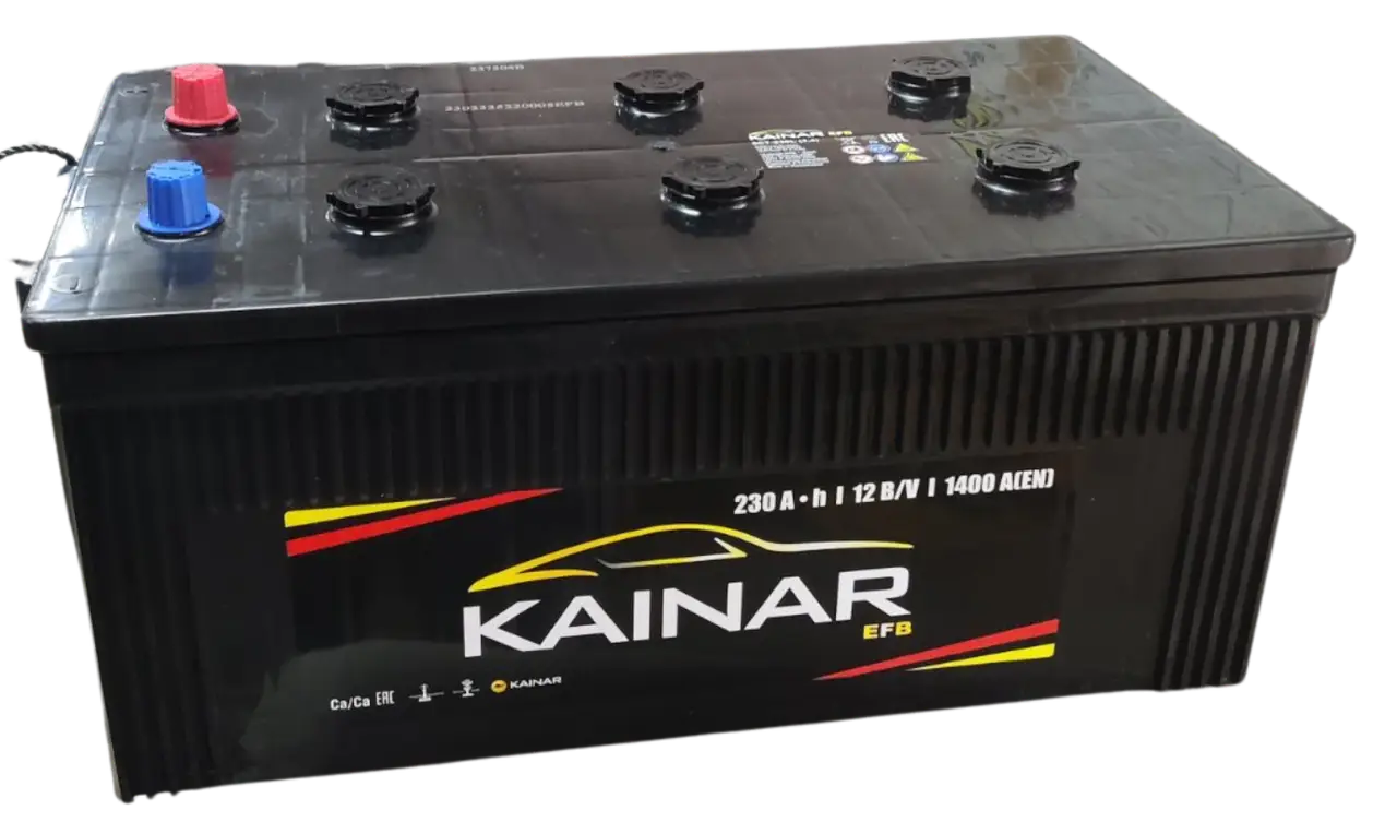 [СТ-00178648] АКБ  230Ah KAINAR EFB (+/-)  EN1400(59 кг) 518x274x238